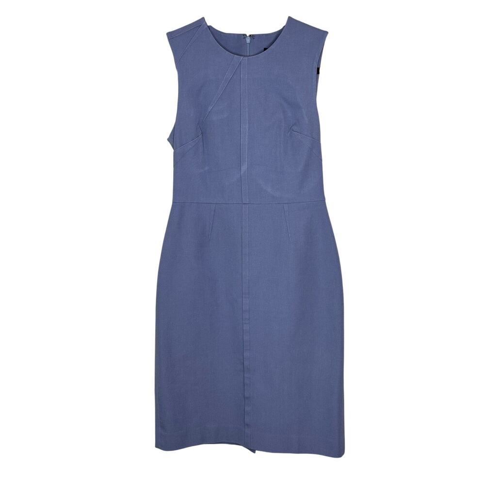 Banana Republic Royal Blue Sleeveless Sheath Dress EUC Career Modest 2P